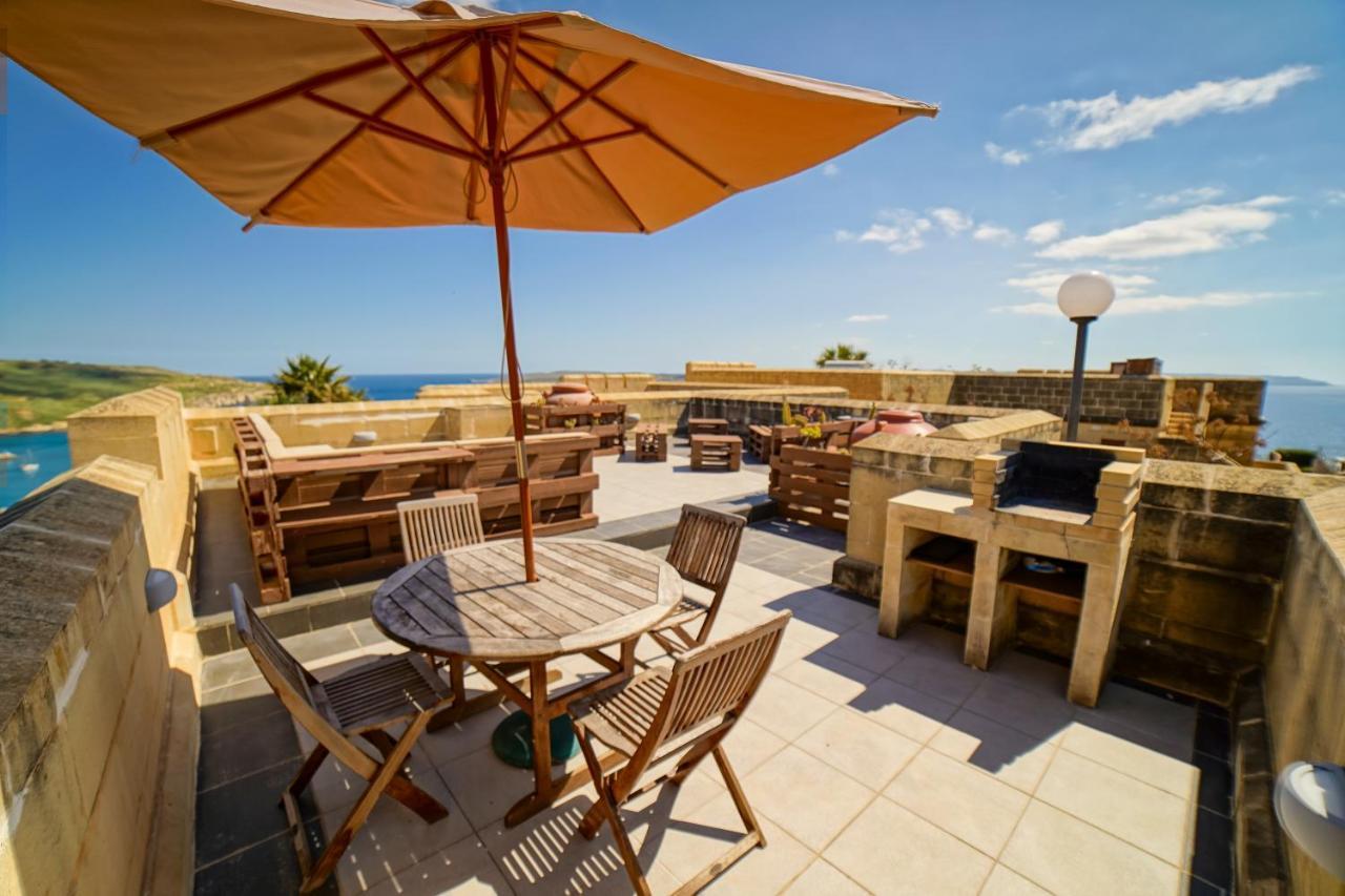 Getawaynpetto Private Duplex Maisonette With Jacuzzi Hot Tub Mgarr Extérieur photo